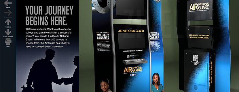 Air National Guard Kiosk Collage