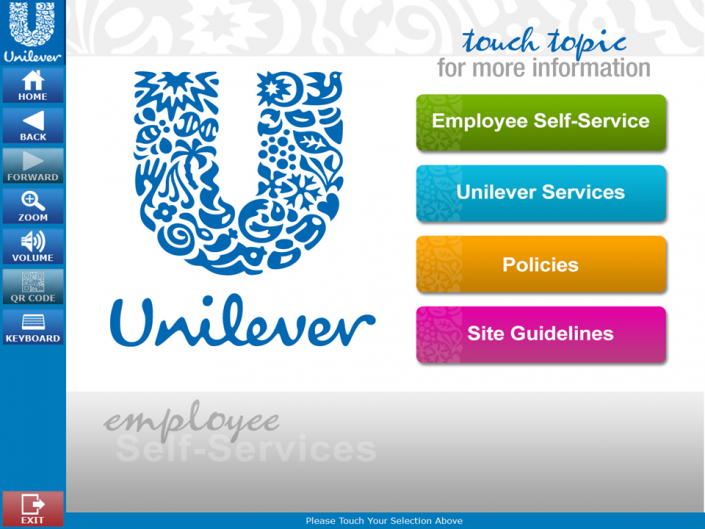 Unilever HR SelfService Kiosks Roll Out DynaTouch News