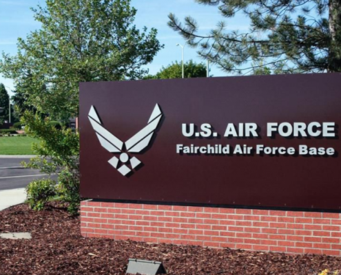 Fairchild AFB Sign