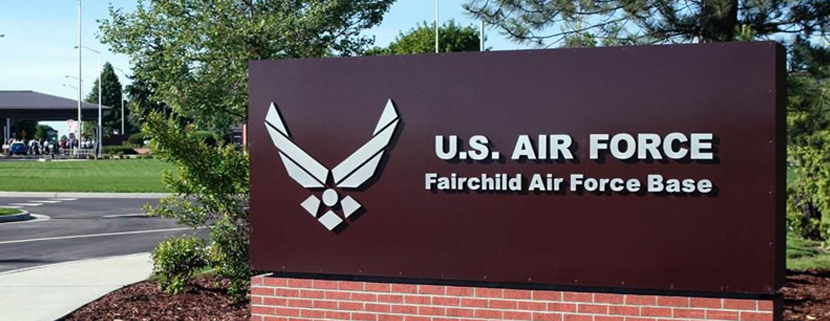 Fairchild AFB Sign