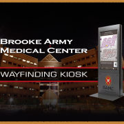 Brooke Army Medical Center (BAMC) provides Interactive Directory Kiosks to the Army’s largest medical institution