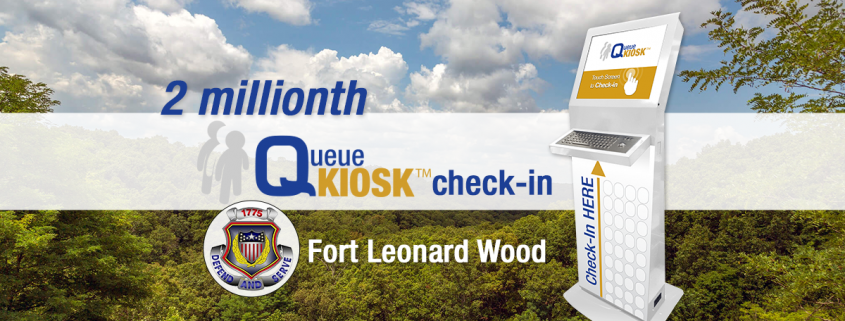 2 Millionth QueueKiosk Check-In Fort Leonard Wood